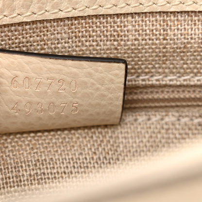 Gucci Dollar Calfskin Interlocking G Crossbody Bag Mystic White 7 of 15