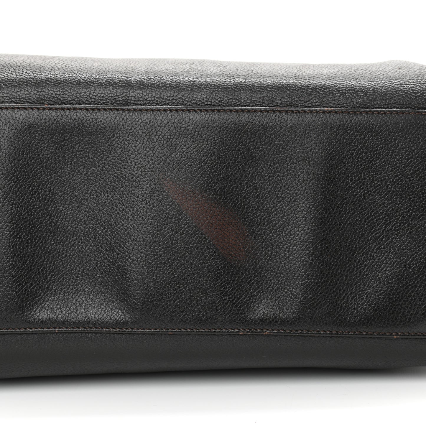 Calfskin Cerf Executive Shopper Tote Black