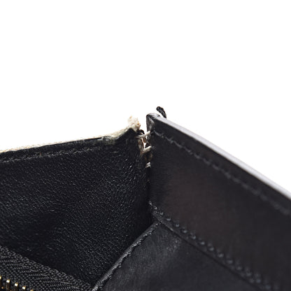 Celine Smooth Calfskin Linen Mini Bi-Color Luggage Natural Black 21 of 21