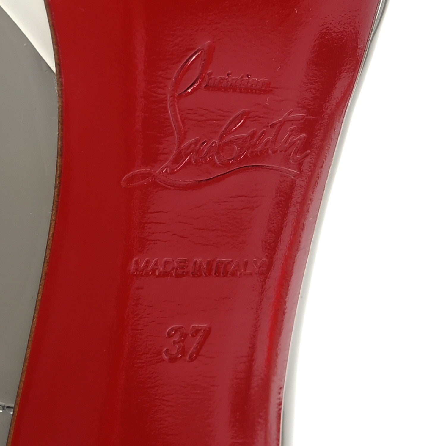 Christian Louboutin Patent Pigalle Plato 120 Pumps 37 Plato 37.5 Grey 6 of 8