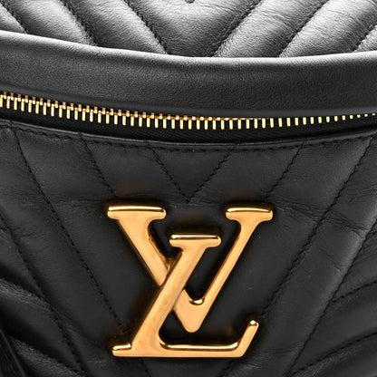 Louis Vuitton Calfskin Quilted New Wave Bumbag Black 7 of 9