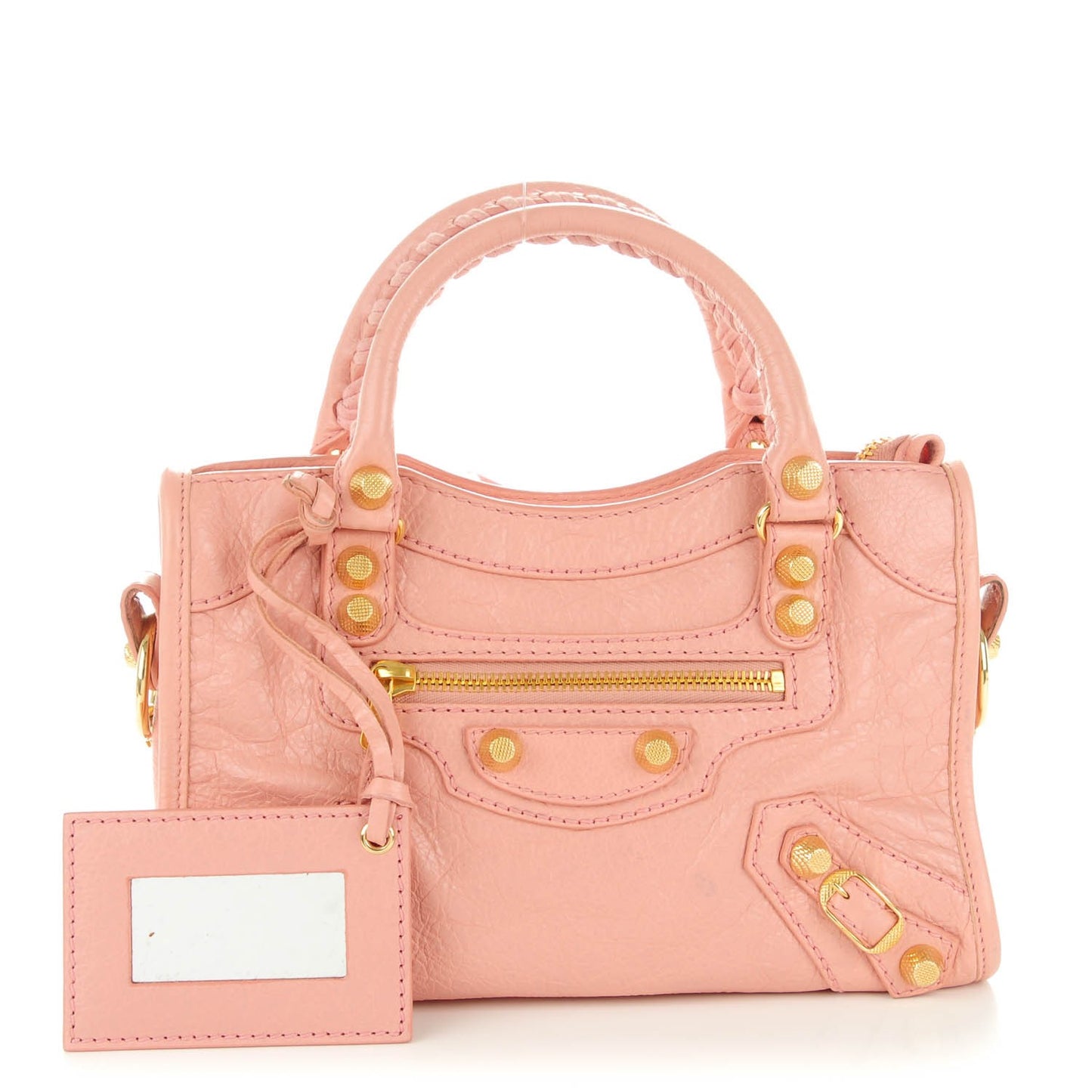Agneau Giant 12 Gold Hardware Mini City Rose Peche