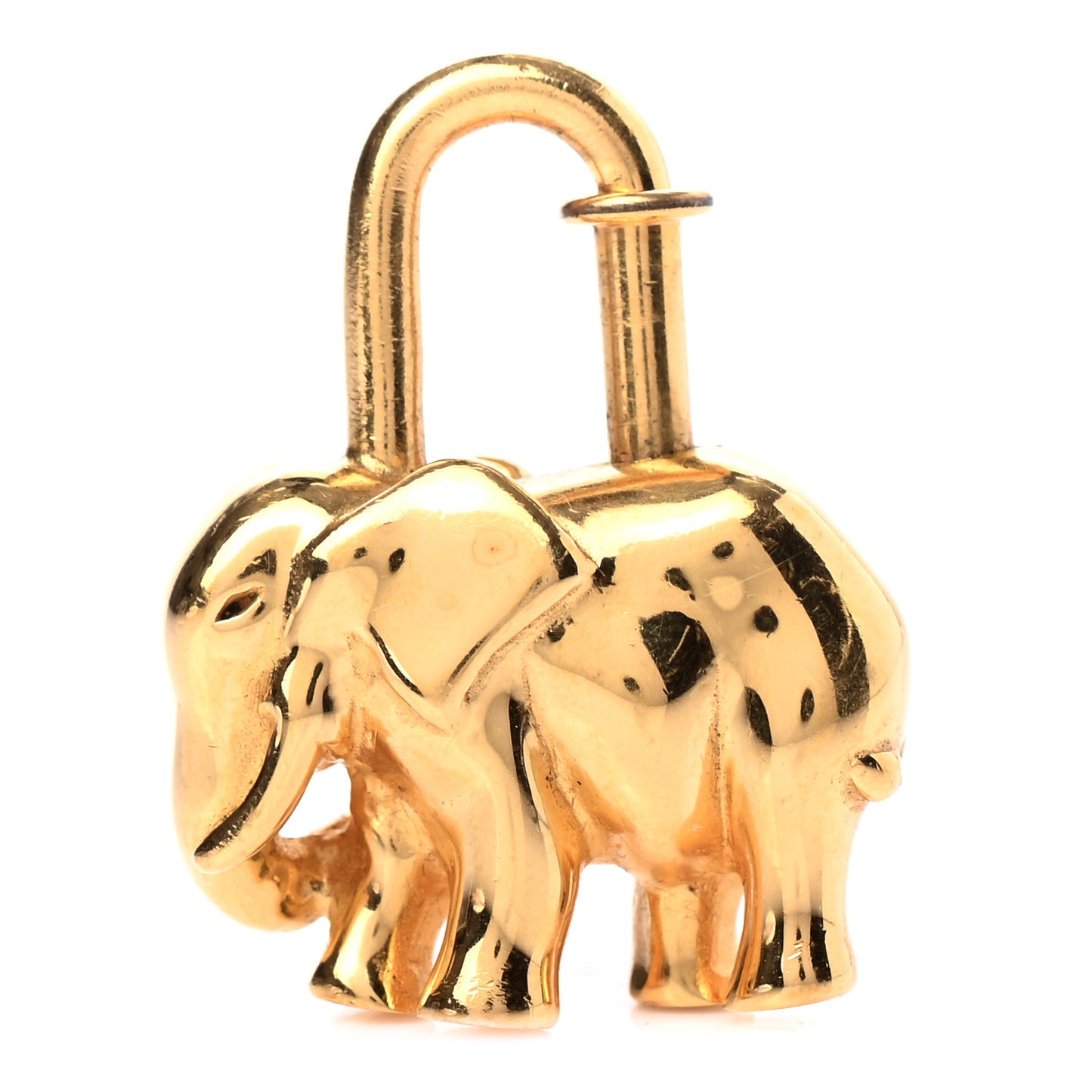 Permabrass Elephant Cadena Lock Gold