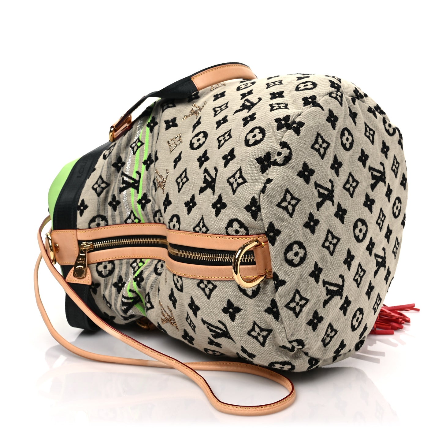 Fabric Jacquard Monogram Cheche Gypsy PM Vert