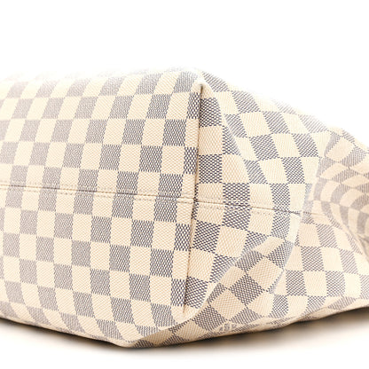 Louis Vuitton Damier Azur Graceful MM Rose Ballerine 9 of 9
