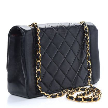 Chanel Lambskin Quilted Medium Single Flap Black 2 of 8