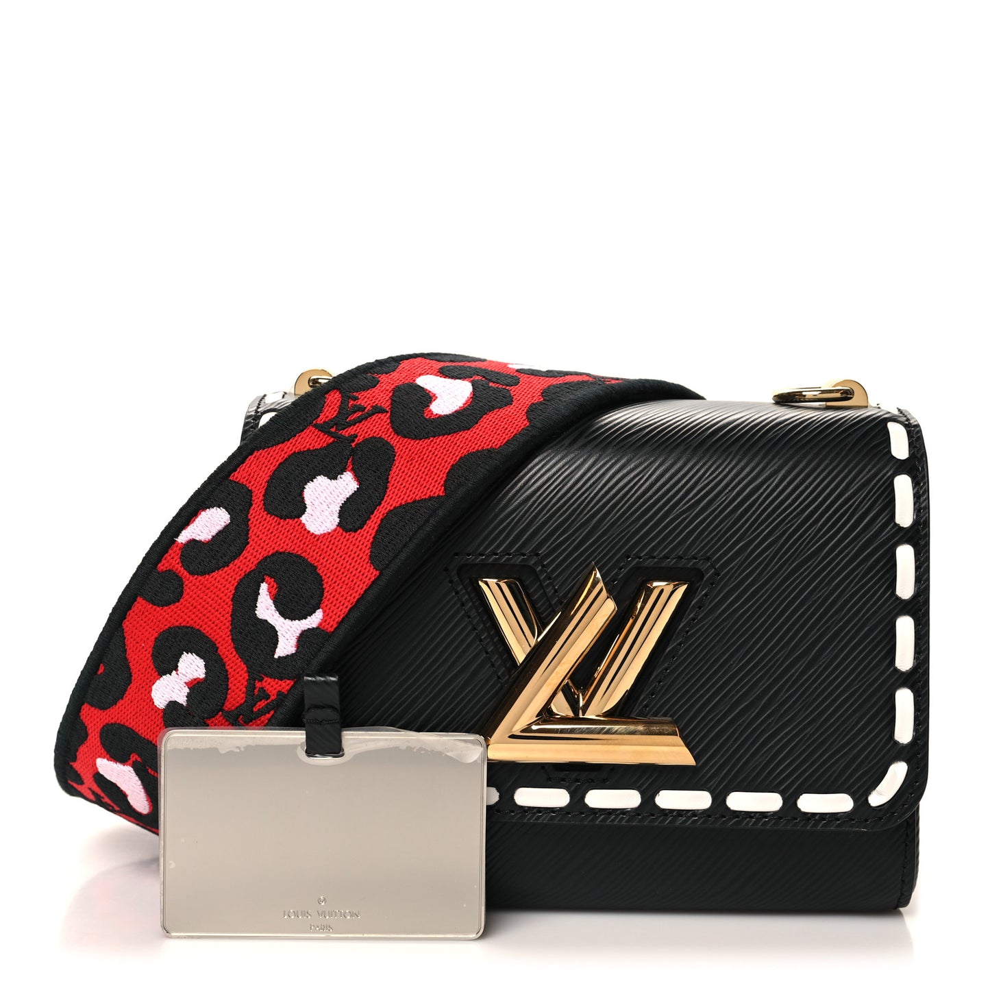 Epi Wild At Heart Twist Shoulder Bag PM Black