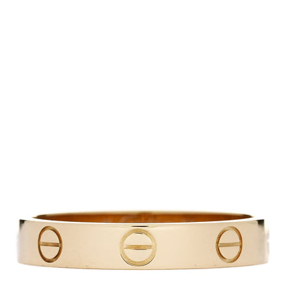 Cartier 18K Yellow Gold 3.5mm LOVE Wedding Band Ring 56 7.75 1 of 4