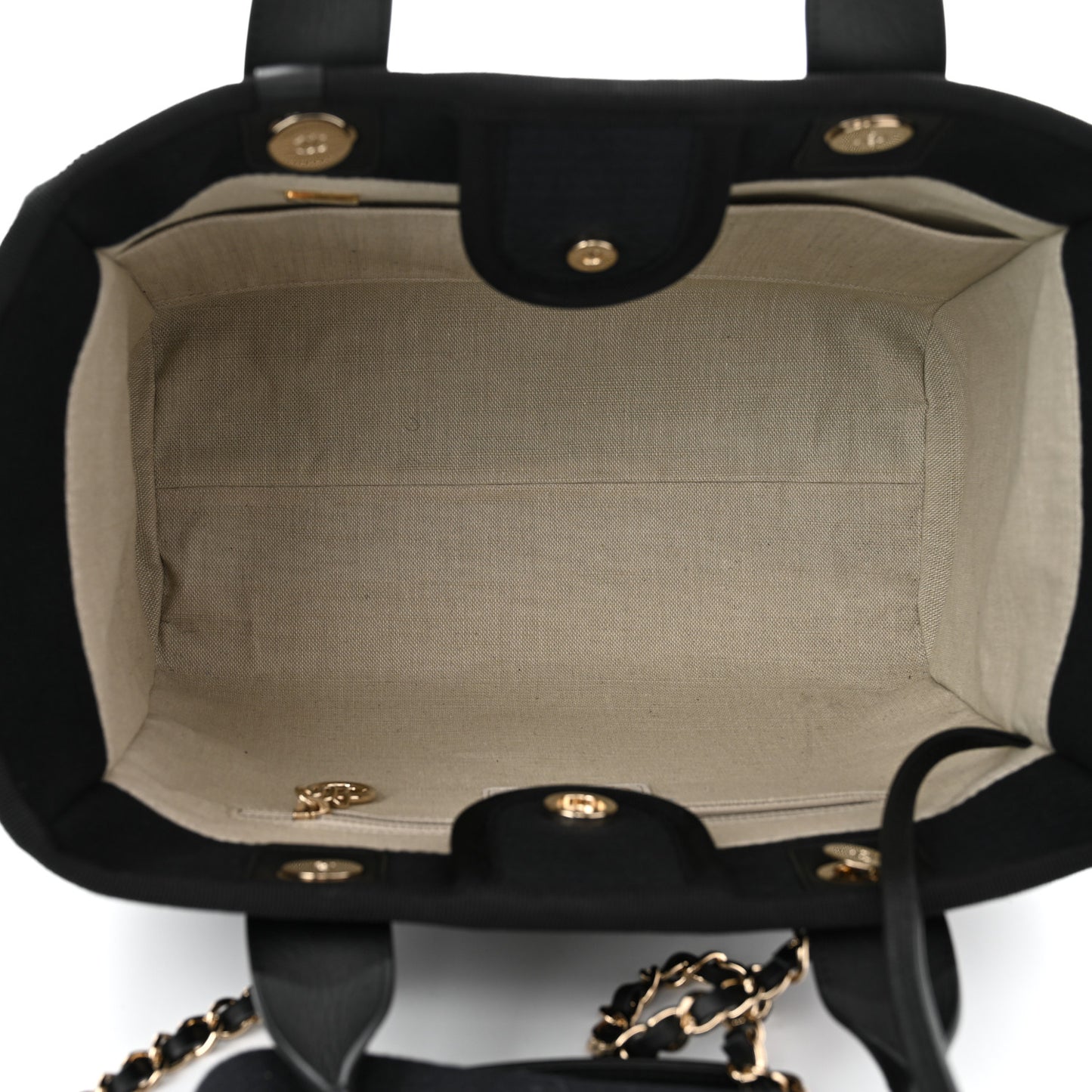 Mixed Fibers Small Deauville Tote Black