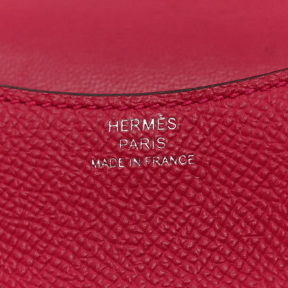 Hermes Epsom Constance Slim Wallet Rose Mexico 6 of 8