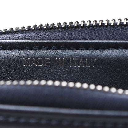 Chanel Metallic Caviar Quilted Small Zipped Boy Pouch Navy 7 of 8