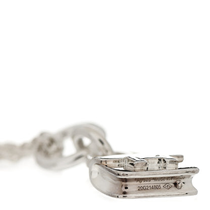 Hermes Sterling Silver Constance Amulettes Pendant Necklace 5 of 6