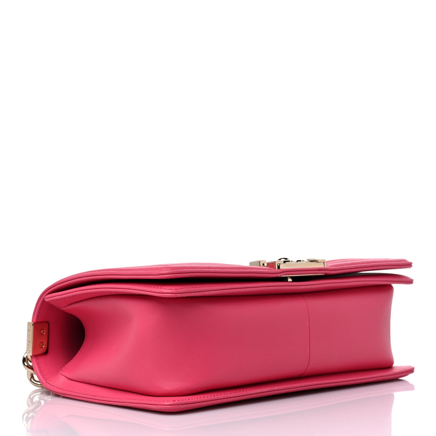 Chanel Snakeskin Medium Boy Flap Pink 4 of 12