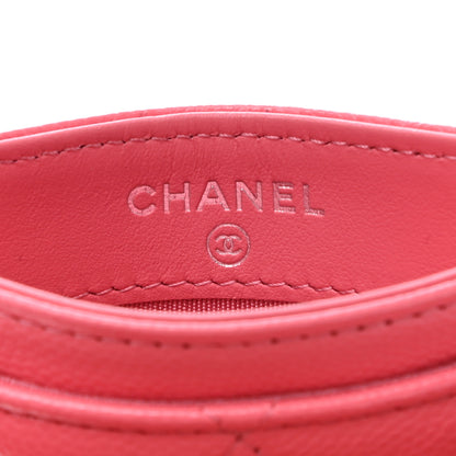 Chanel Caviar Quilted My Everything Card Holder Coral 6 of 9