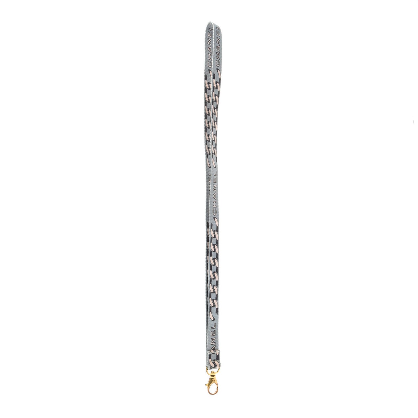 CC Lanyard Necklace Blue Gold