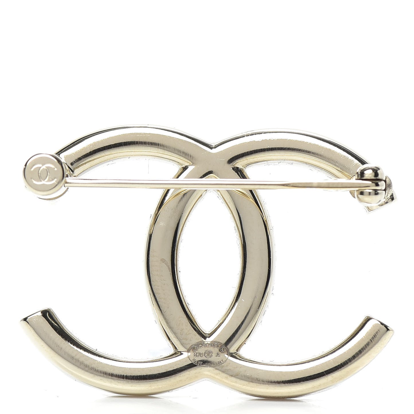 Baguette Crystal High Society CC Brooch Gold