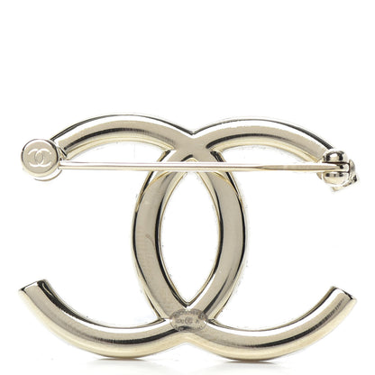 Chanel Baguette Crystal High Society CC Brooch Gold 3 of 5