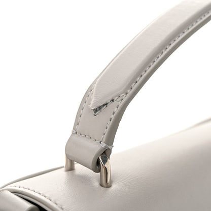 Mulberry High Gloss Calfskin Lana Top Handle Pale Grey 11 of 13