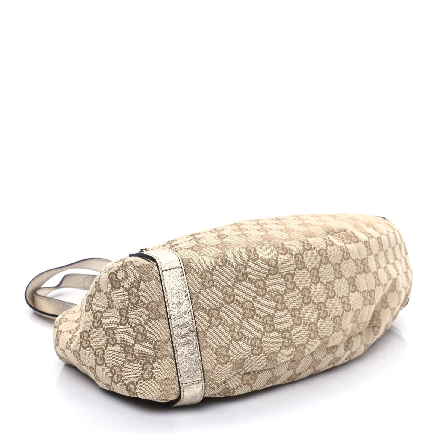 Monogram Medium Abbey Shoulder Bag Gold