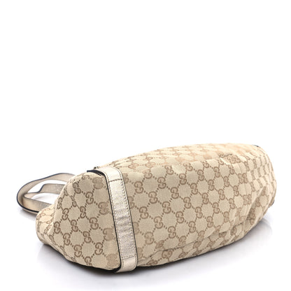 Gucci Monogram Medium Abbey Shoulder Bag Gold 4 of 11