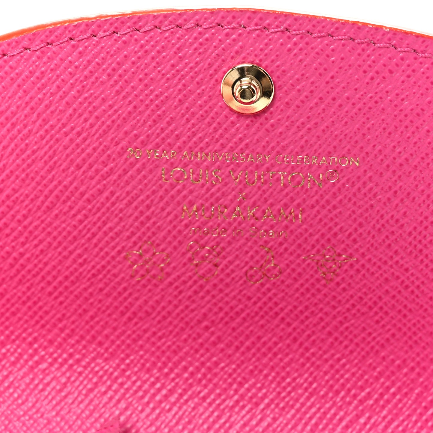 LV X TM Monogram Multicolor Rosalie Coin Purse White Kawaii Pink