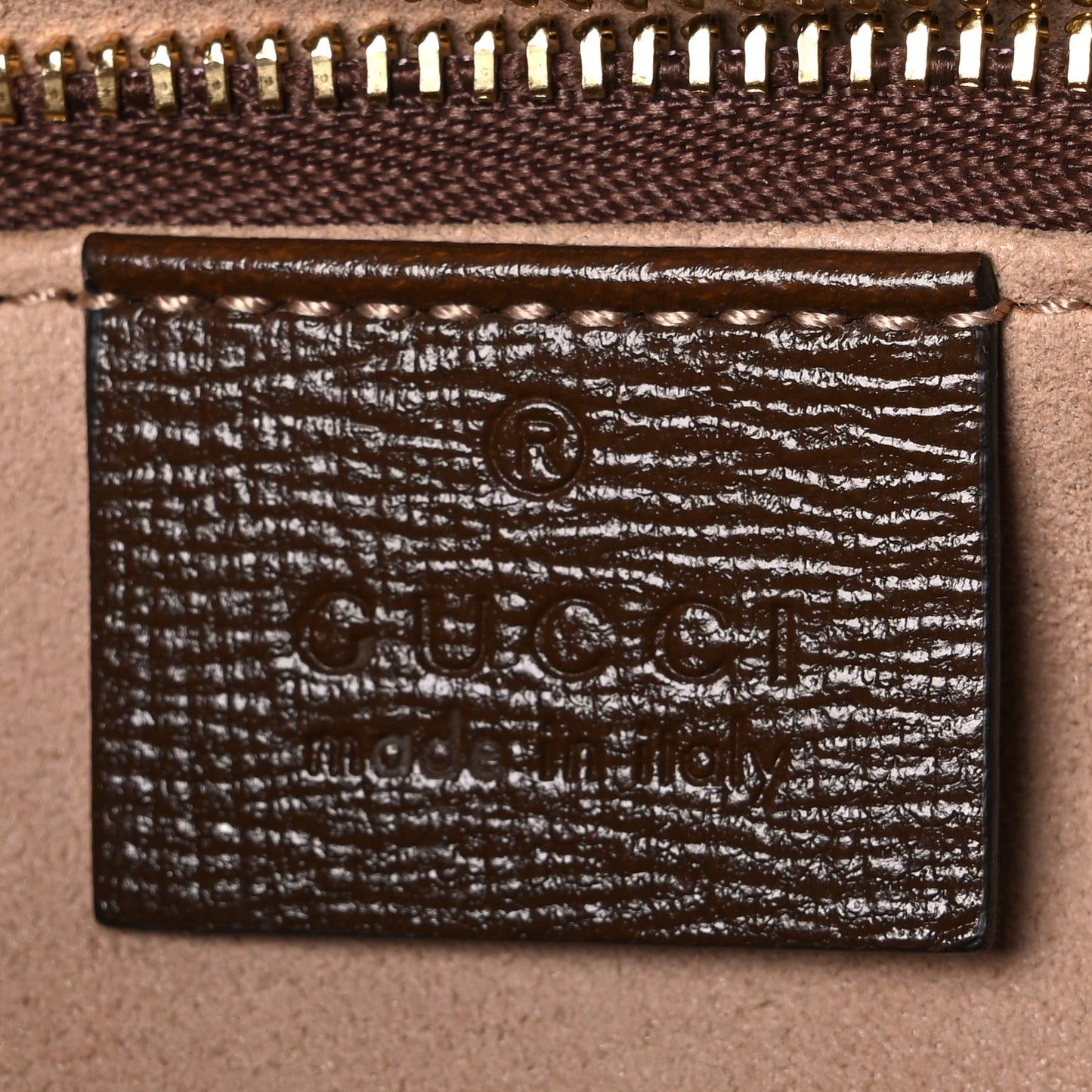 GG Supreme Monogram Horsebit 1955 Shoulder Bag Beige Brown Sugar