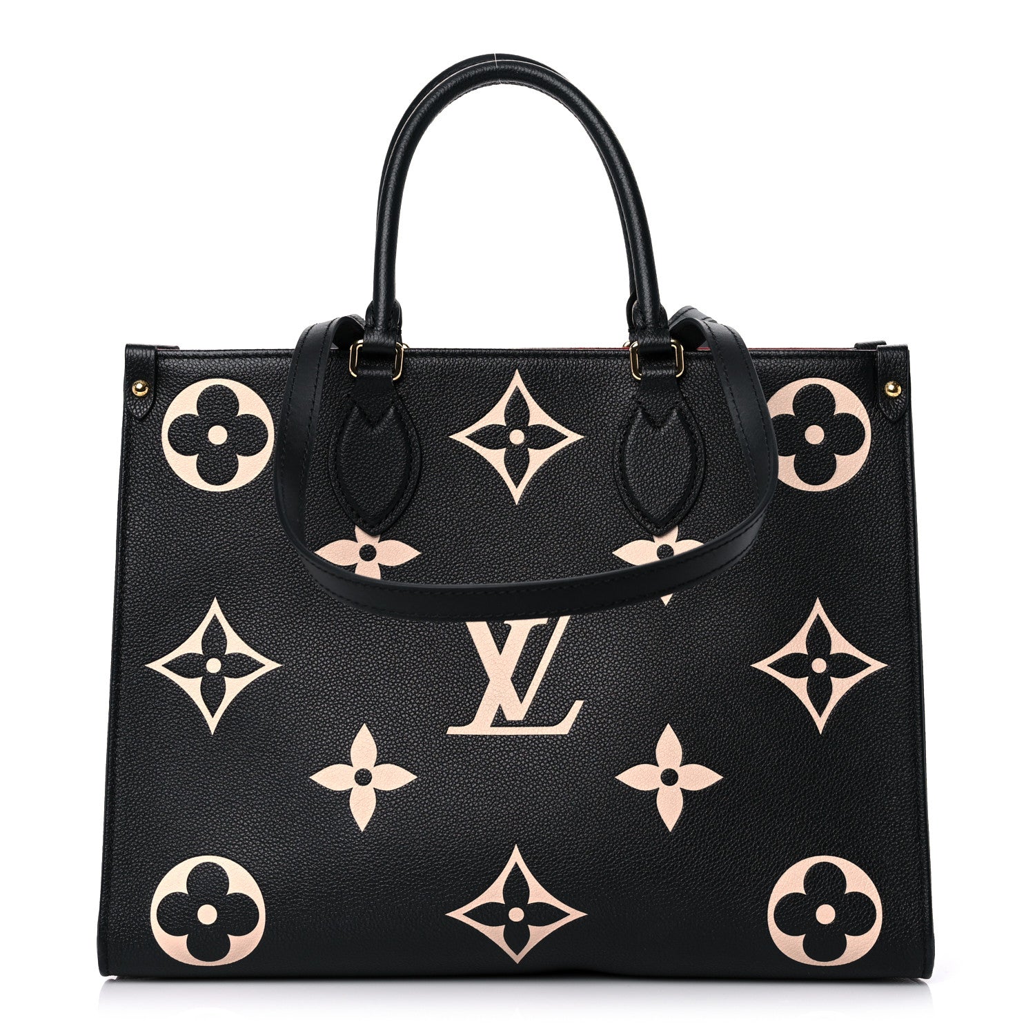 Louis Vuitton Empreinte Monogram Giant Onthego MM Black Beige 1 of 10