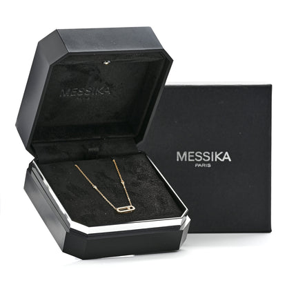 Messika 18K Yellow Gold Diamond Move Uno Pave Necklace 6 of 6