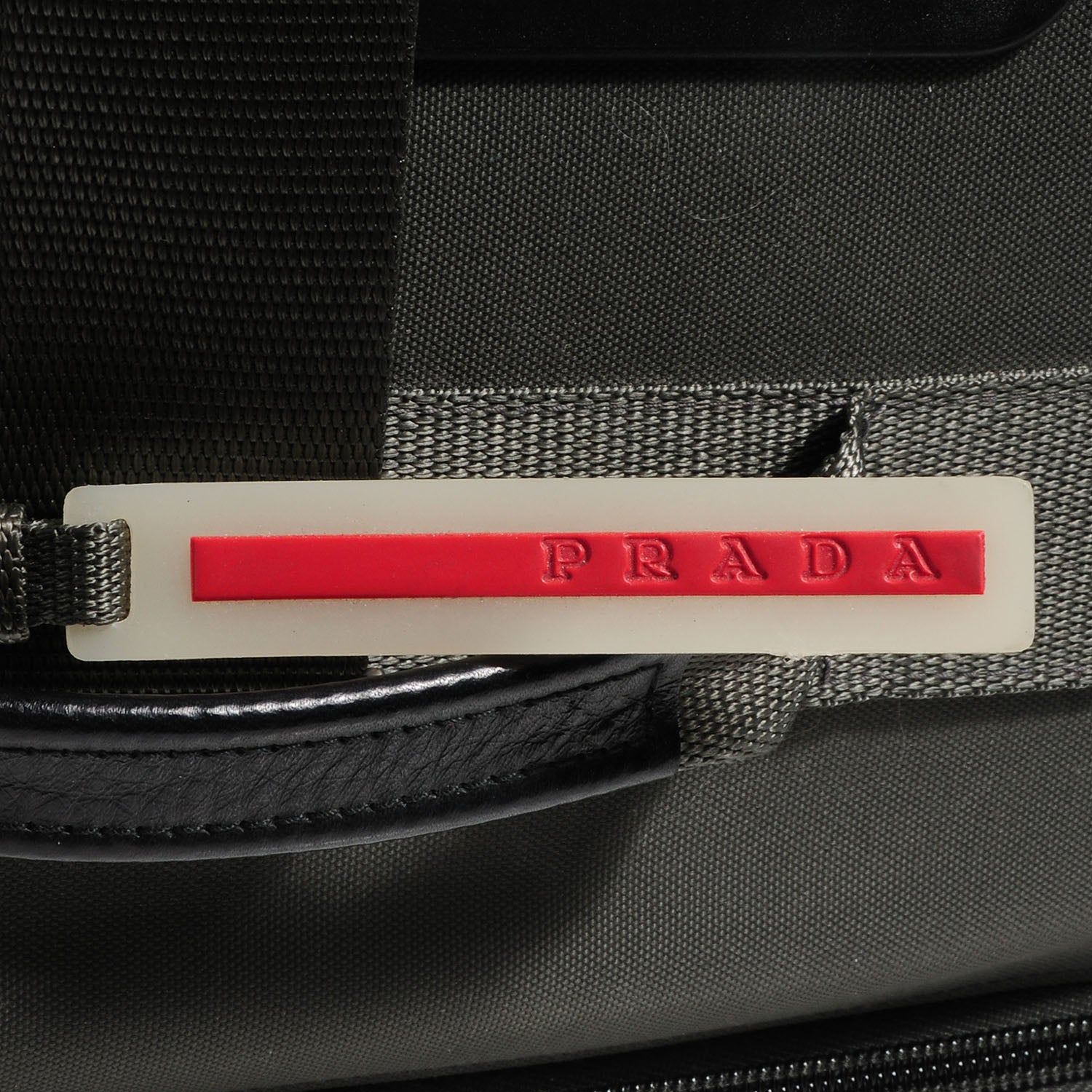 Prada Sport Canvas Trolley Luggage Grafite Graphite 7 of 10