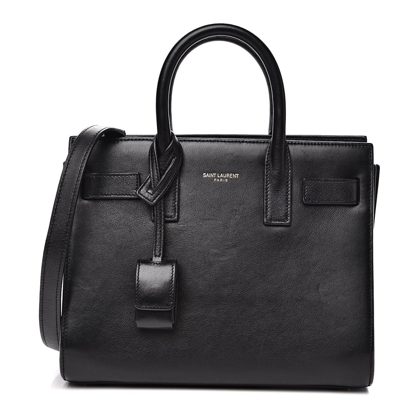 Calfskin Nano Sac de Jour Black