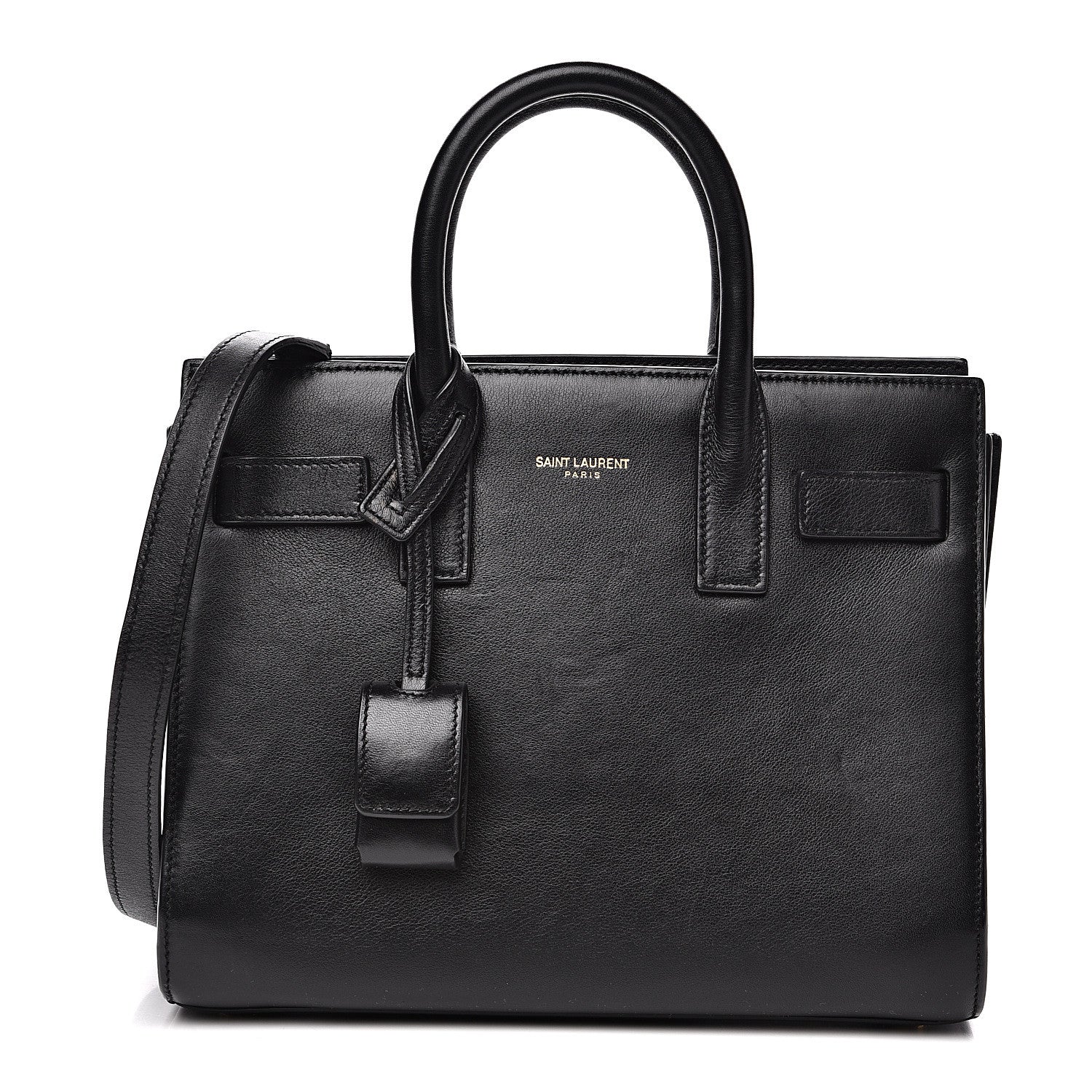 Saint Laurent Calfskin Nano Sac de Jour Black 1 of 11