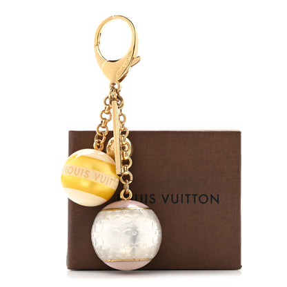 Louis Vuitton Mini Lin Croisette Bag Charm Yellow 7 of 7