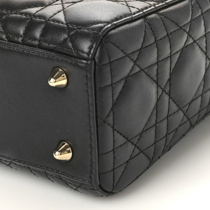 Christian Dior Lambskin Cannage Small My ABCDior Lady Dior Black 8 of 8