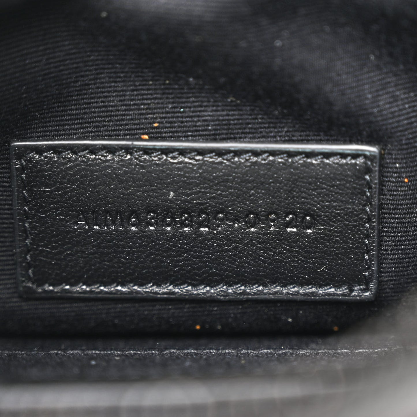 Smooth Calfskin Monochrome Monogram Bill Pouch Black