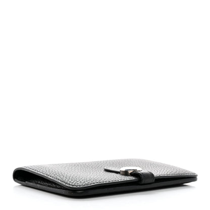 Hermes Togo Dogon Compact Wallet Black 4 of 9