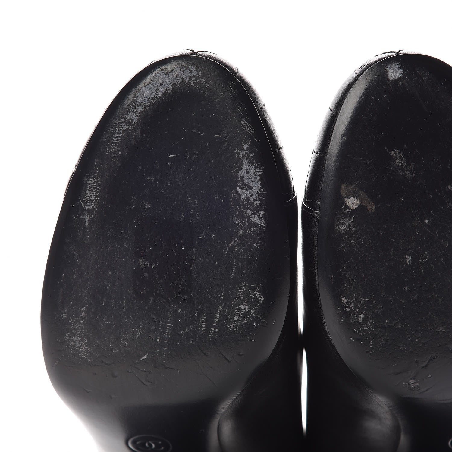 Chanel Lambskin Pearl Cap Toe Pumps 40 Black 11 of 15