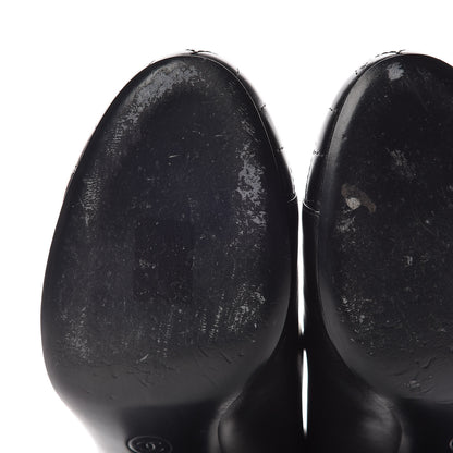 Chanel Lambskin Pearl Cap Toe Pumps 40 Black 11 of 15