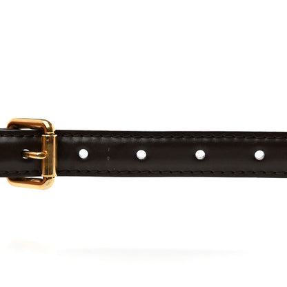 Louis Vuitton Calfskin Adjustable Speedy Bandouliere Shoulder Strap Brown 3 of 4