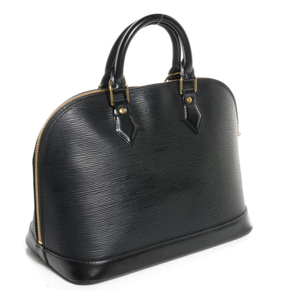 Louis Vuitton Epi Alma PM Black 3 of 7