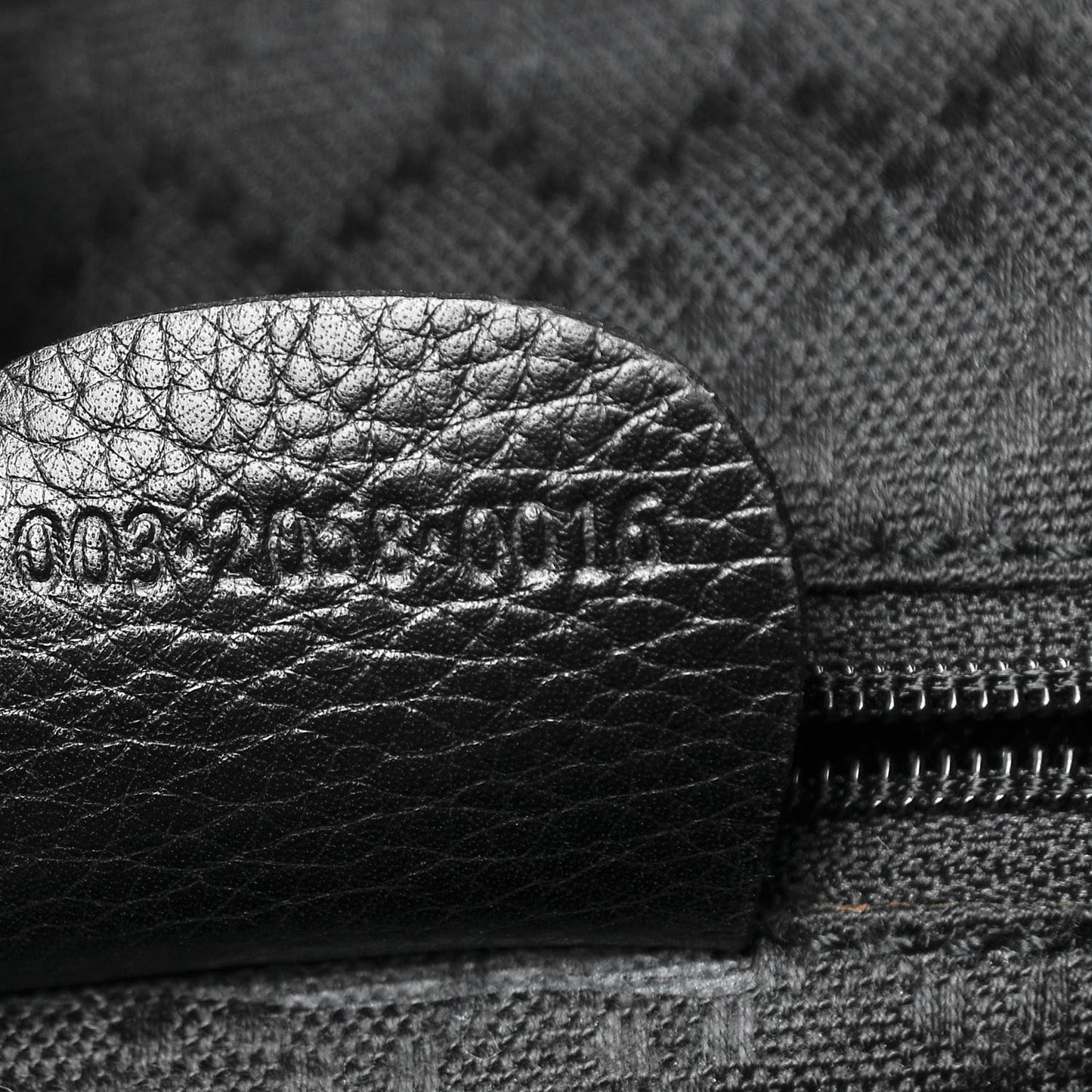 Calfskin Bamboo Backpack Black