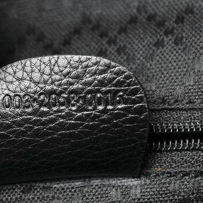 Gucci Calfskin Bamboo Backpack Black 7 of 9