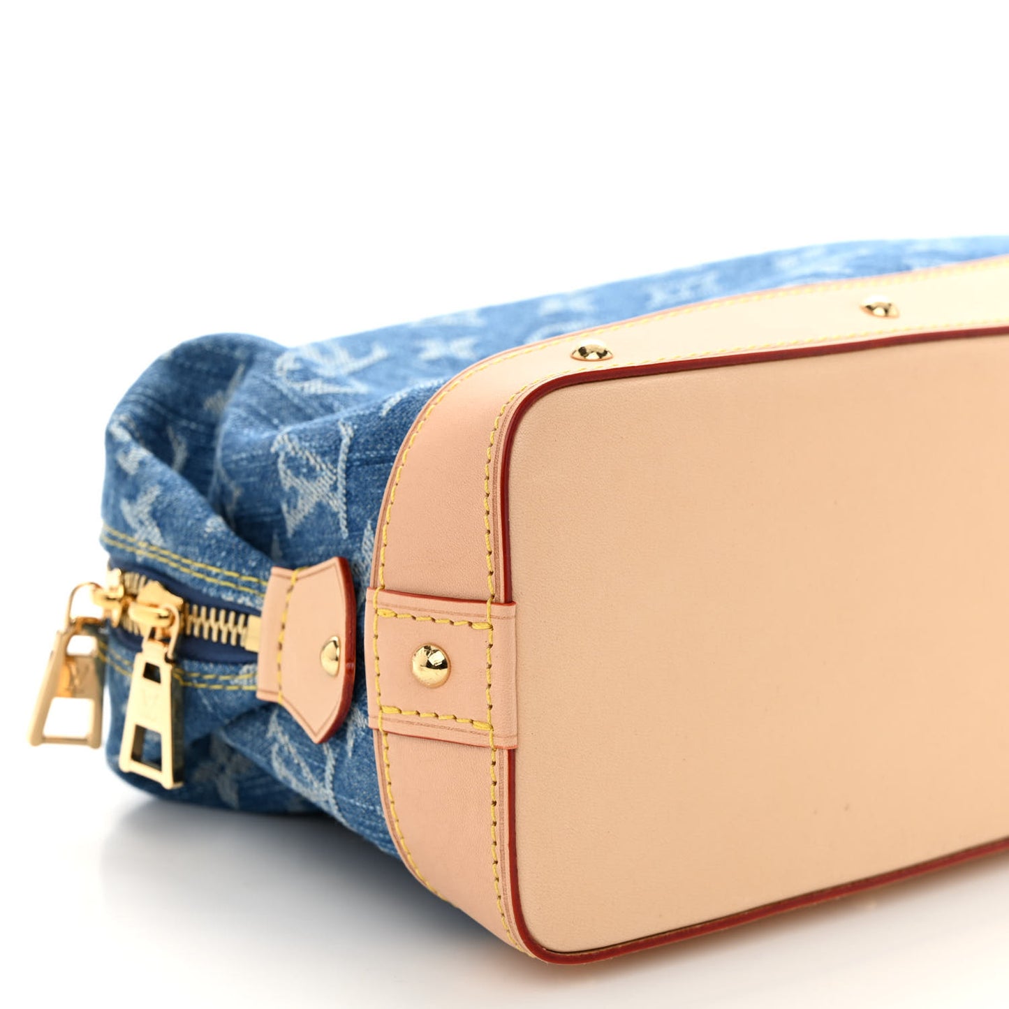 Monogram Denim Pochette Cosmetique GM Denim Blue