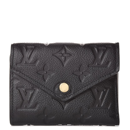 Louis Vuitton Empreinte Victorine Wallet Black 1 of 8