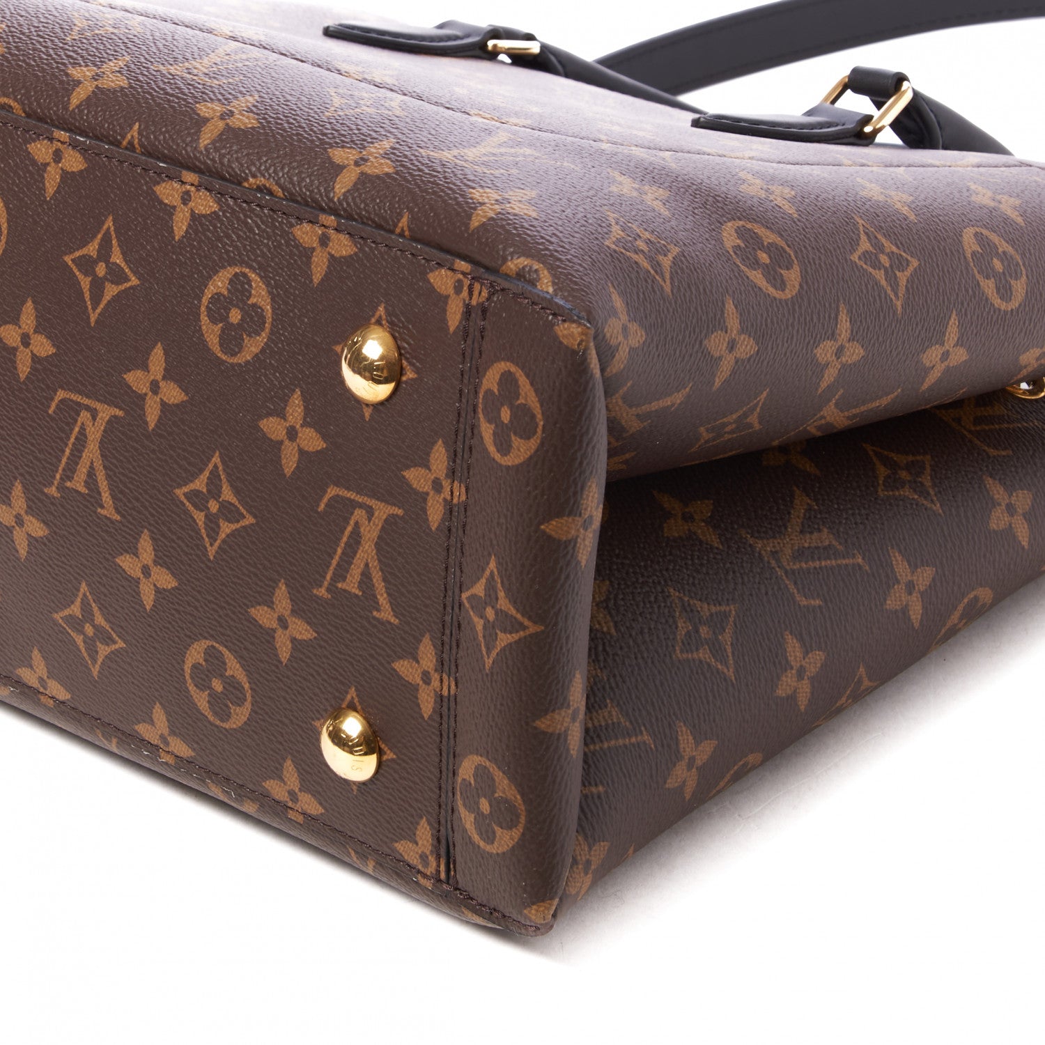 Louis Vuitton Monogram Flower Tote Black 4 of 9