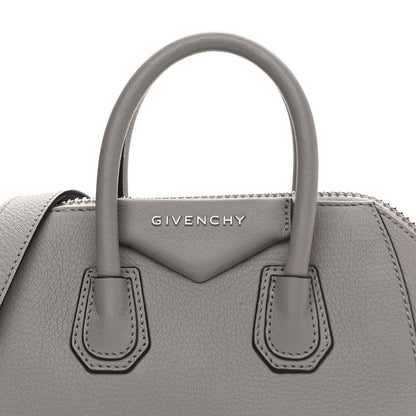 Givenchy Sugar Goatskin Mini Antigona Pearl Grey 8 of 11