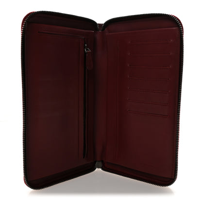 Bottega Veneta Nappa Intrecciato Travel Organizer Wallet Red 5 of 7