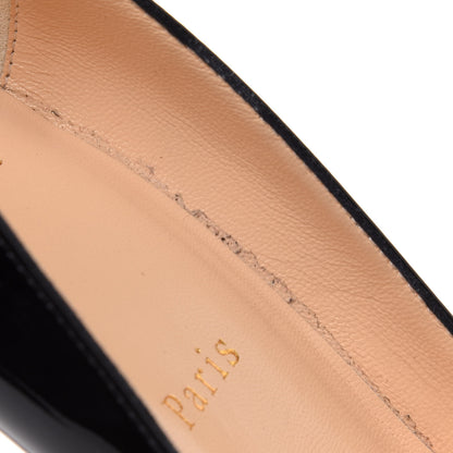Christian Louboutin Patent Pigalle 100 Pumps 39 Black 9 of 11
