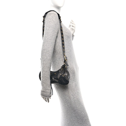 Balenciaga Agneau Arena Le Cagole Shoulder Bag XS Black 2 of 11