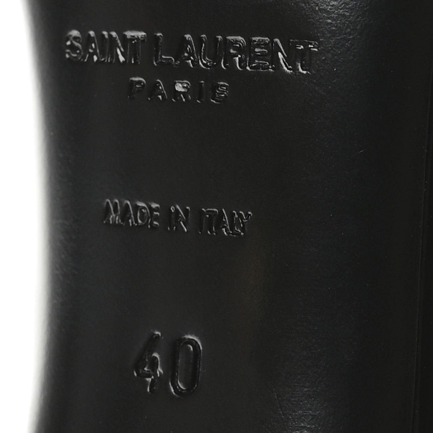 Patent Calfskin Opyum 110 Sandals 40 Black Gold