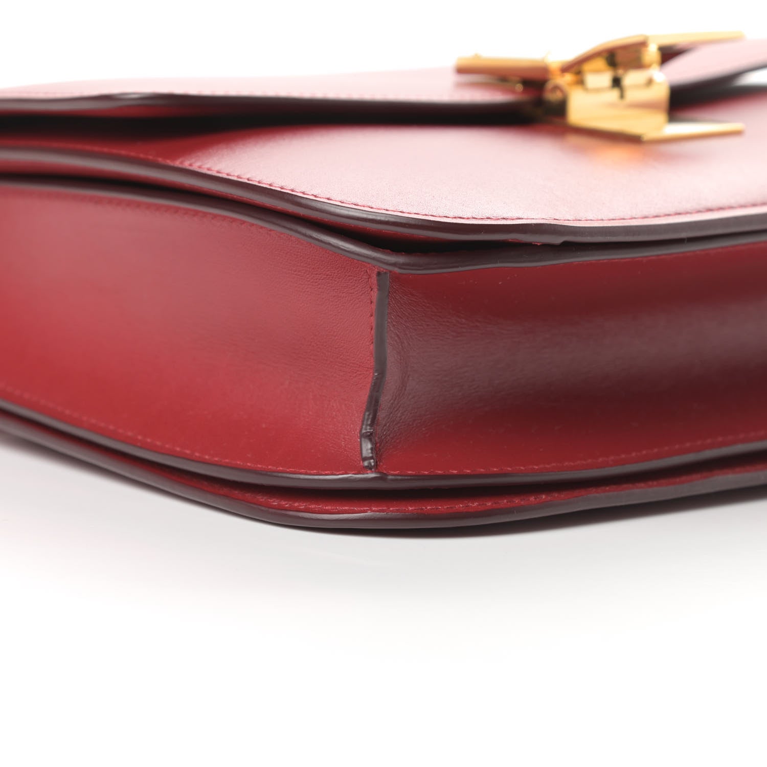 Celine Box Calfskin Medium Classic Box Flap Bag Red 9 of 13